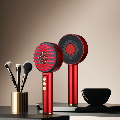 Electric Infrared Hair Growth Comb Hair Anti-Loss Massage Red Blue Light Therapy Hair Growth Brush EMS Massage Scalp Comb