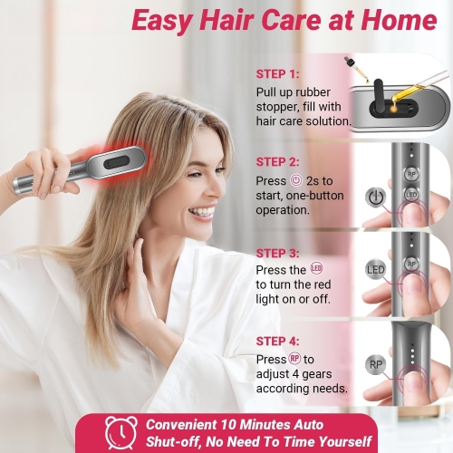 Laser Therapy Hair Growth Comb,Laser Red Light Therapy Comb for Hair Loss & Growth,Alopecia and Scalp Care for Women Men