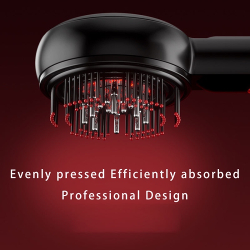 Electric EMS Microcurrent Massage Comb,Scalp Massager with Detachable Hair Oil Applicator,Red Light Therapy Comb for Hair Growth Hair Care