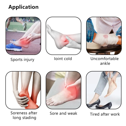 1PCS Red Light Therapy Foot Ankle Strap,660nm & 850nm Light Therapy for Feet Leg Wrist Pain Relief,Red Light Wrap Infrared Lamp Pad