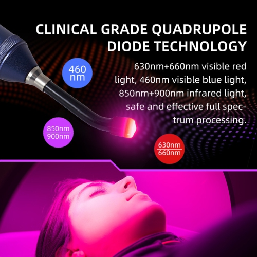 Red Light Therapy Device,Cold Sore Canker Sore Treatment Device,Infrared Light Therapy Device for Nose Ear Body Pain Relief