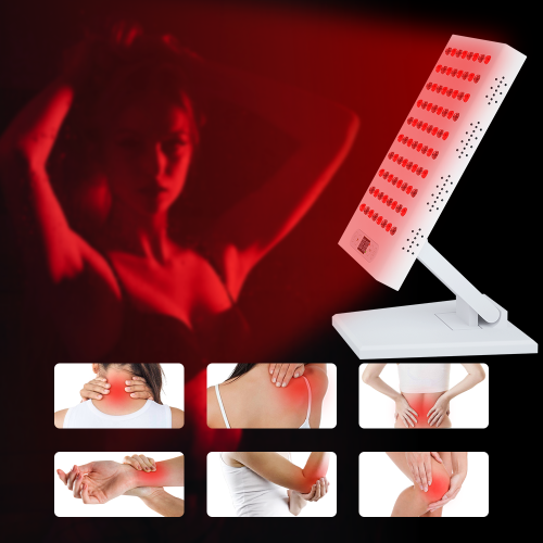 Red Light Therapy Panel,660nm 850nm Light Therapy Lamp,400W Infrared Red Light Therapy for Pain Relief Skin Care
