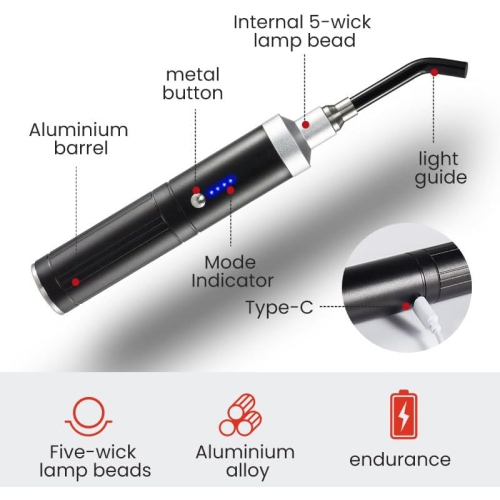 Red Light Therapy Device,Infrared Light Therapy for Lips Mouth Nose Ear Knee Feet Hand Joint Muscle Pain Relief