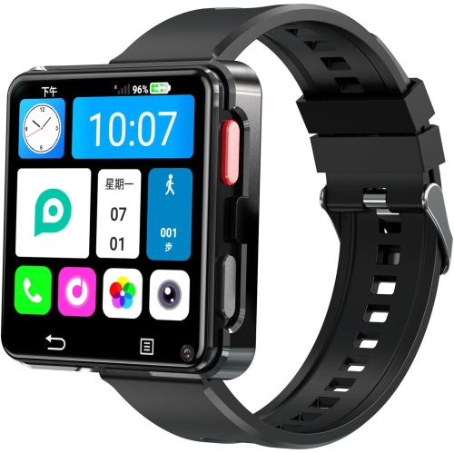 GREEN SCENIC  4G Smartwatch w Built-In Gps And Independent Sim Card Slot - 2.64-Inch High-Resolution Display, Can Make Calls, Reply Messages, Video