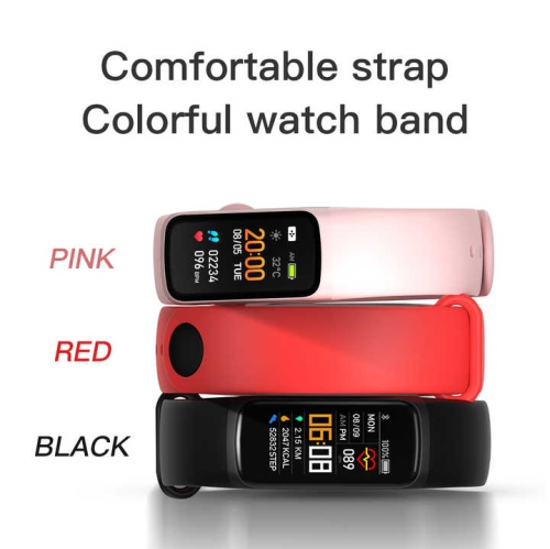 Smart Watch Band Black Heart Rate Blood Pressure Fitness Tracker Health Monitor