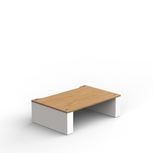 BLOK Stax 2G - 170 Shelf Component - Satin White/Natural Ash