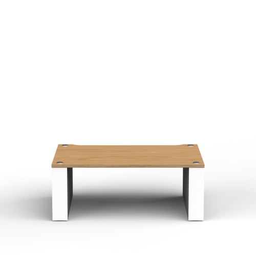 Stax 2G de BLOK - 220 tablettes - Blanc satiné/Frêne naturel