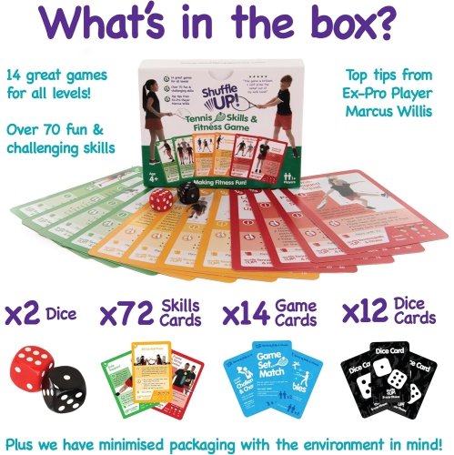 Shuffle Up Soccer Card Games - 70+ Fun & Active Skills Cards for Kids, Fitness Cards Develop Fundamentals, Stamina & Strength, Easy to Play for