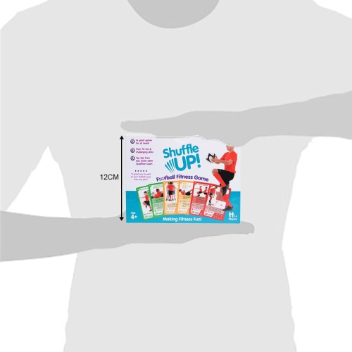 Shuffle Up Soccer Card Games - 70+ Fun & Active Skills Cards for Kids, Fitness Cards Develop Fundamentals, Stamina & Strength, Easy to Play for