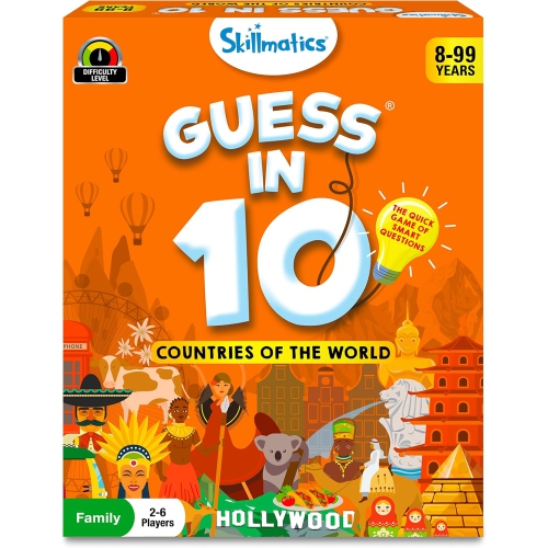 Guess in 10 Animal Planet, Easter Basket Stuffers, Perfect for Boys, Girls, Kids, Teens, Adults, Animal Card Games, Travel Games, for Ages up 6- 10,