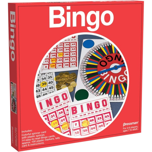 Pressman Toys Snakes & Ladders Game, Bingo