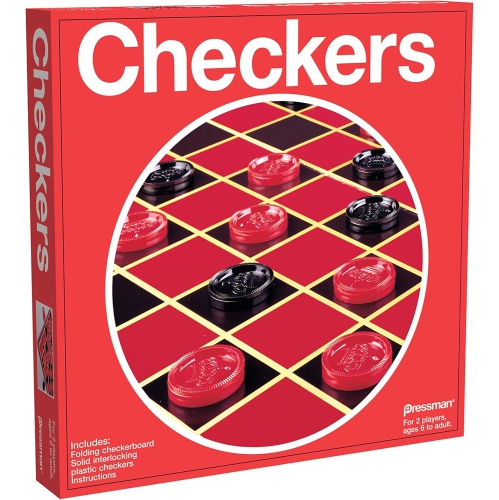 Pressman Toys Snakes & Ladders Game, Checkers