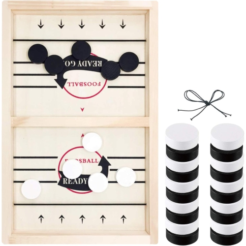 Image 1 de 3.. Jeu de soccer sur table Fast Sling Puck, jeu de société Slingshot Foosball Winner Board Rck Pass Family Night Any Ages Game, anniversaire, cadeau de