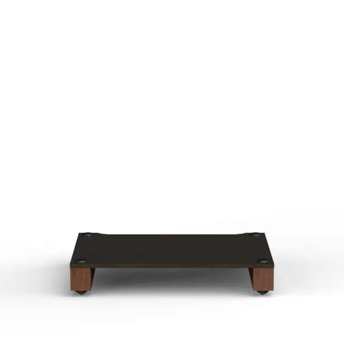 BLOK Stax 2G - Base Shelf Component - Natural Walnut/Black Ash