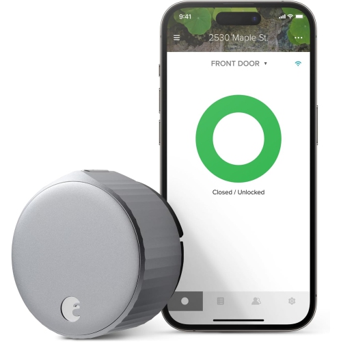 August Wi-Fi Smart Lock - Silver