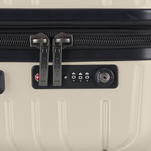 Ensemble de 3 valises rigides avec extension Oslo de Bugatti - Beige