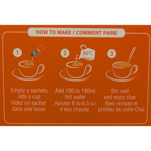 Chai Senso Masala - Paquet de 3 (total de 30 bâtonnets)