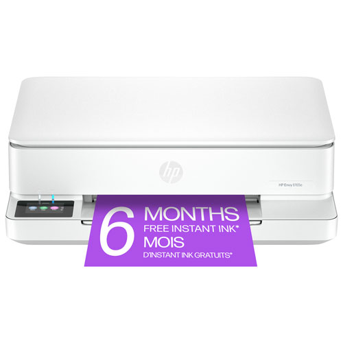 HP Envy 6165e Wireless All-In-One Inkjet Printer - White