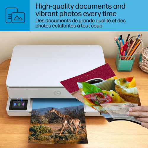 HP Envy 6165e Wireless All-In-One Inkjet Printer - White