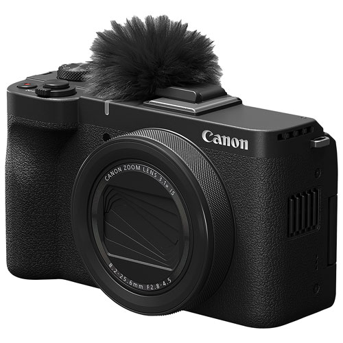 Canon PowerShot V1 Wi-Fi 22.3MP 3.1x Optical Zoom Digital Camera - Black
