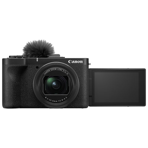 Canon PowerShot V1 Wi-Fi 22.3MP 3.1x Optical Zoom Digital Camera - Black
