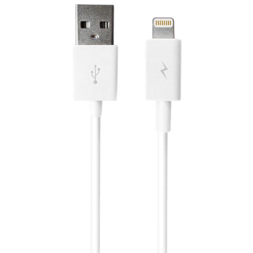 LOGiiX Sync & Charge Jolt Shortie 0.3m USB-A to Lightning Cable - White