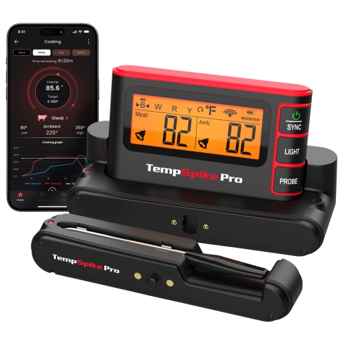 Thermomètre à viande sans fil Bluetooth Wi-Fi TempSpike Pro TP980 de ThermoPro