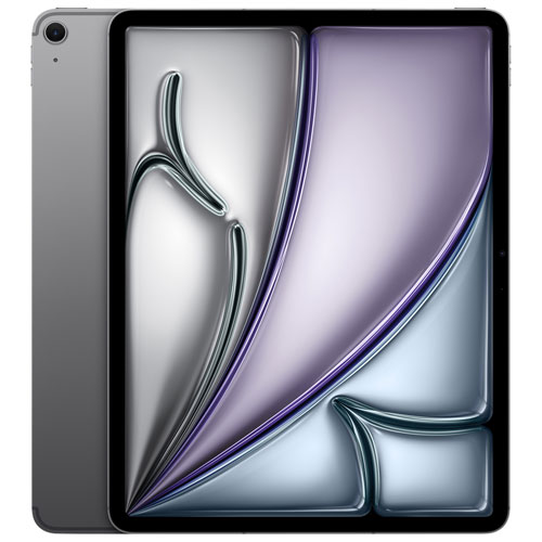 Rogers Apple iPad Air M3 13" 128GB with Wi-Fi 6E & 5G (7th Generation) - Space Grey - Monthly Financing