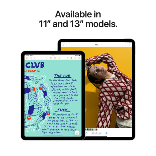 Fido Apple iPad Air M3 11" 1TB with Wi-Fi 6E & 5G (7th Generation) - Starlight - Monthly Financing