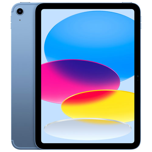 TELUS Apple iPad A16 10.9" 128GB with Wi-Fi 6 & 5G (11th Generation) - Blue - Monthly Financing