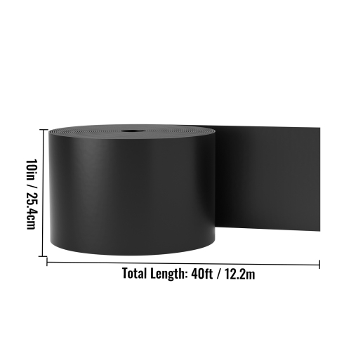 VEVOR 10 inch Landscape Edging, Depth 40 ft Total Length, Recycled HDPE Coiled Terrace Board, Bender Border for Landscaping, Lawn, Garden, Yard,