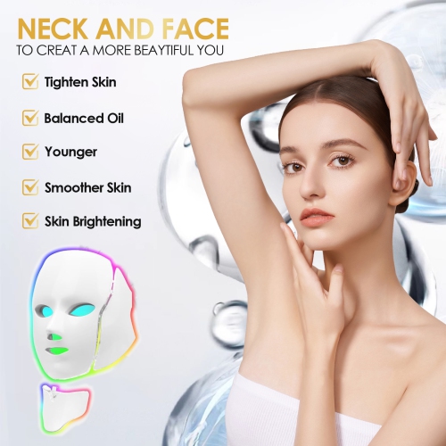 Seven-Color Spectrometer, Home-Use Facial Led Photon Rejuvenation Mask, Radio Frequency Wrinkle Removal