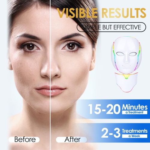 Seven-Color Spectrometer, Home-Use Facial Led Photon Rejuvenation Mask, Radio Frequency Wrinkle Removal
