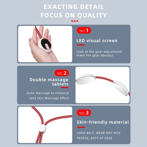 Neck Massager, Cervical Massager, Neck Beauty Tool, Portable Neck Beauty Instrument