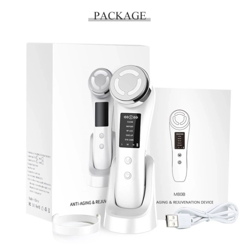 Five-Mode Micro-Current Skin Rejuvenation Device, Facial Massager, Essence Infusion Device