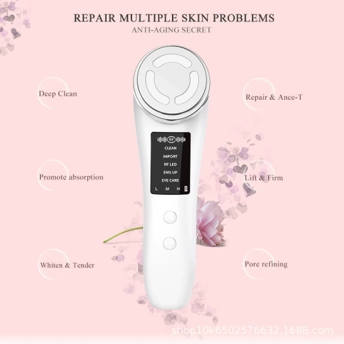 Five-Mode Micro-Current Skin Rejuvenation Device, Facial Massager, Essence Infusion Device