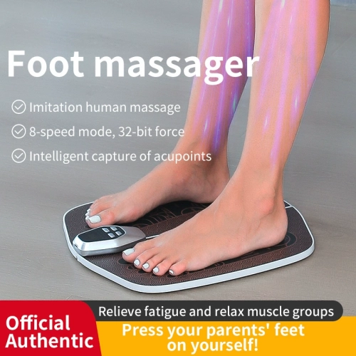 Ems Foot Massage Pad, Pulse Foot Massager, Micro Current Foot Therapy