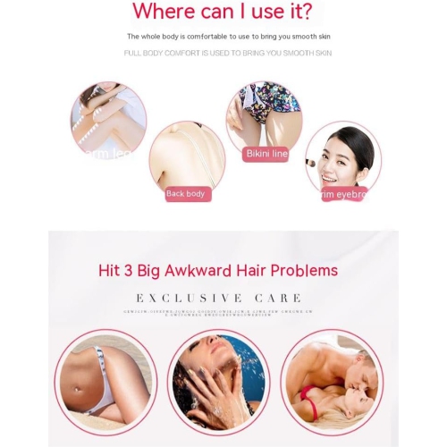 Perfect Leg Shaver For Painless Removal Of Leg And Facial Hair, Suitable For Full Body Hair Removal