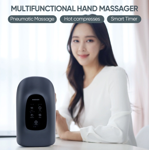 Appareil de massage pour les mains, coussins gonflables chauffants et vibrants, masseur méridien pour les mains et pétrissage