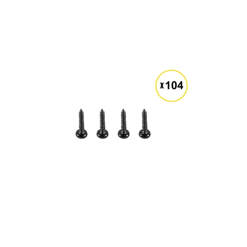 VEVOR 32.25"x1" Deck Balusters, 26 Pack Metal Deck Spindles, 32.25x1 Staircase Baluster with Screws, Iron Deck Railing for Wood and Composite Deck,