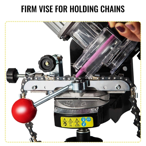 VEVOR 230W Electric Chainsaw Sharpener, Professional Multi-Angle Adjustable Chain Grinder 3000RPM, Electric Chainsaw Blade Sharpener for 1/4" to 2/5"