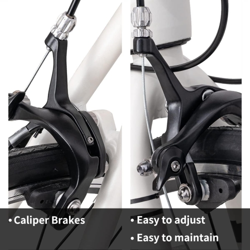 Vélo de route Hiland Alliance 700c pour adultes, groupe motopropulseur à 14 vitesses pour hommes et femmes, cadre en aluminium léger, vélo City