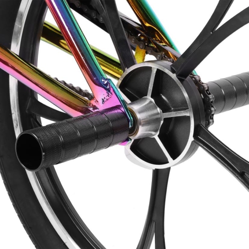 Hiland Redeem BMX pour enfants de 3,0 20&nbsp;po pour filles de 7 à 12 ans, Rotor Freestyle à 360 degrés, 4 chevilles 5 rayons Mag Wheels BMX Bicycle