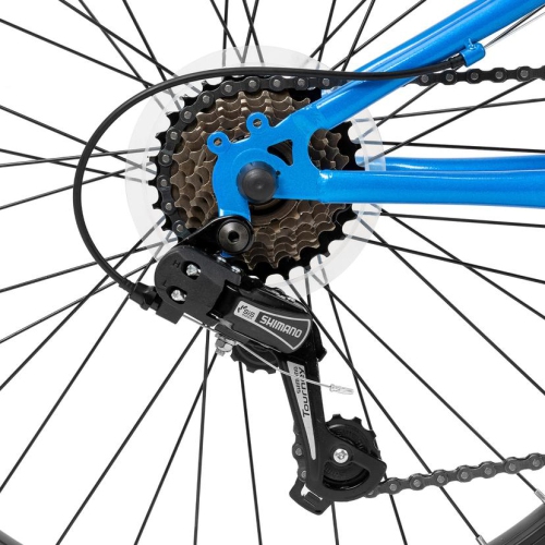 Vélo de montagne Hiland Climber pour enfants de 24 po pour enfants de 8-12 à 7 ans, vélo pour filles bleu