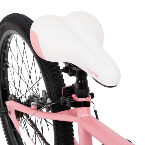 Hiland Climber 20 Inch Kids Mountain Bike for Ages 7-10 Years Kids Bicycle for Boys Girls Pink