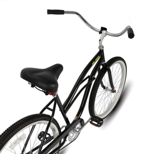 Vélo de plage de 26 po Jade de Hiland pour adolescents et adultes, vélo à cadre bas pour femmes, vélo de ville à une vitesse, vélo de ville à