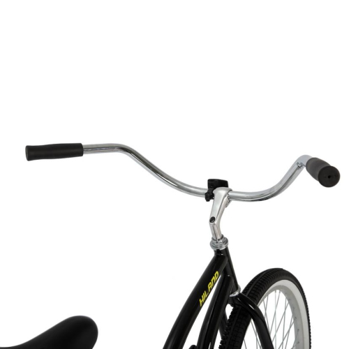 Vélo de plage de 26 po Jade de Hiland pour adolescents et adultes, vélo à cadre bas pour femmes, vélo de ville à une vitesse, vélo de ville à