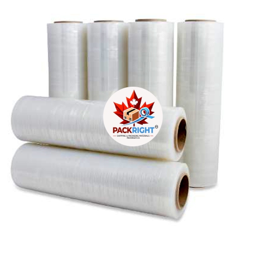 Industrial Grade Heavy Duty Clear Stretch Wrap Film - 6 Roll/Case - 19.6 Inches X 1420ft