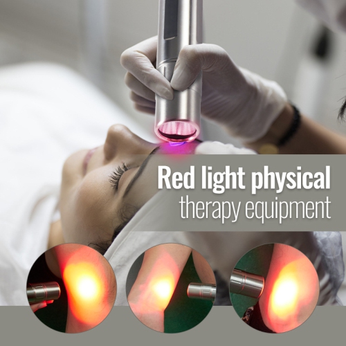 Led Infrared Adjustable Physiotherapy Beauty Pen, Red Light Therapy Flashlight, Rechargeable
