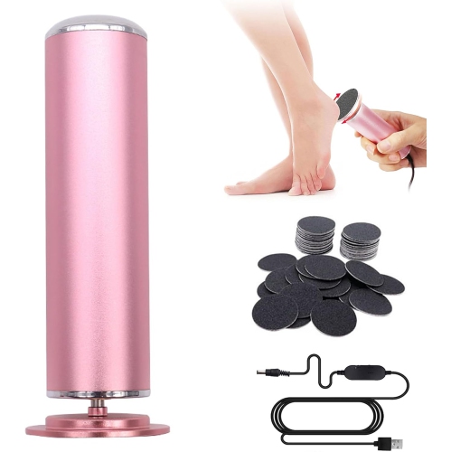 MYACUC  Electric Foot Callus Remover With 60 Replacement Sandpapers for Dead Skin And Cracked Heels